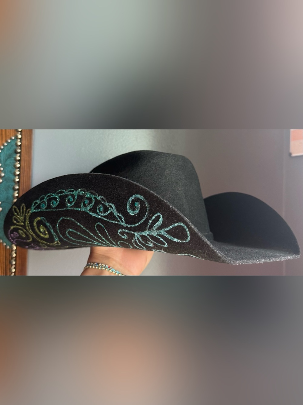 Bullhide black cowboy hat 6 7/8